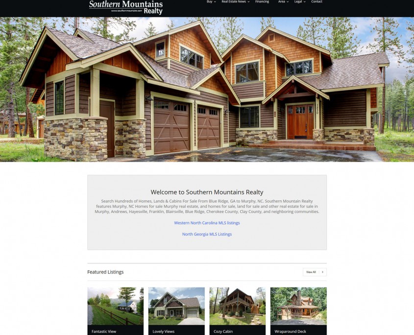 Southern Mountains Realty - Developed by SiteDart Studio